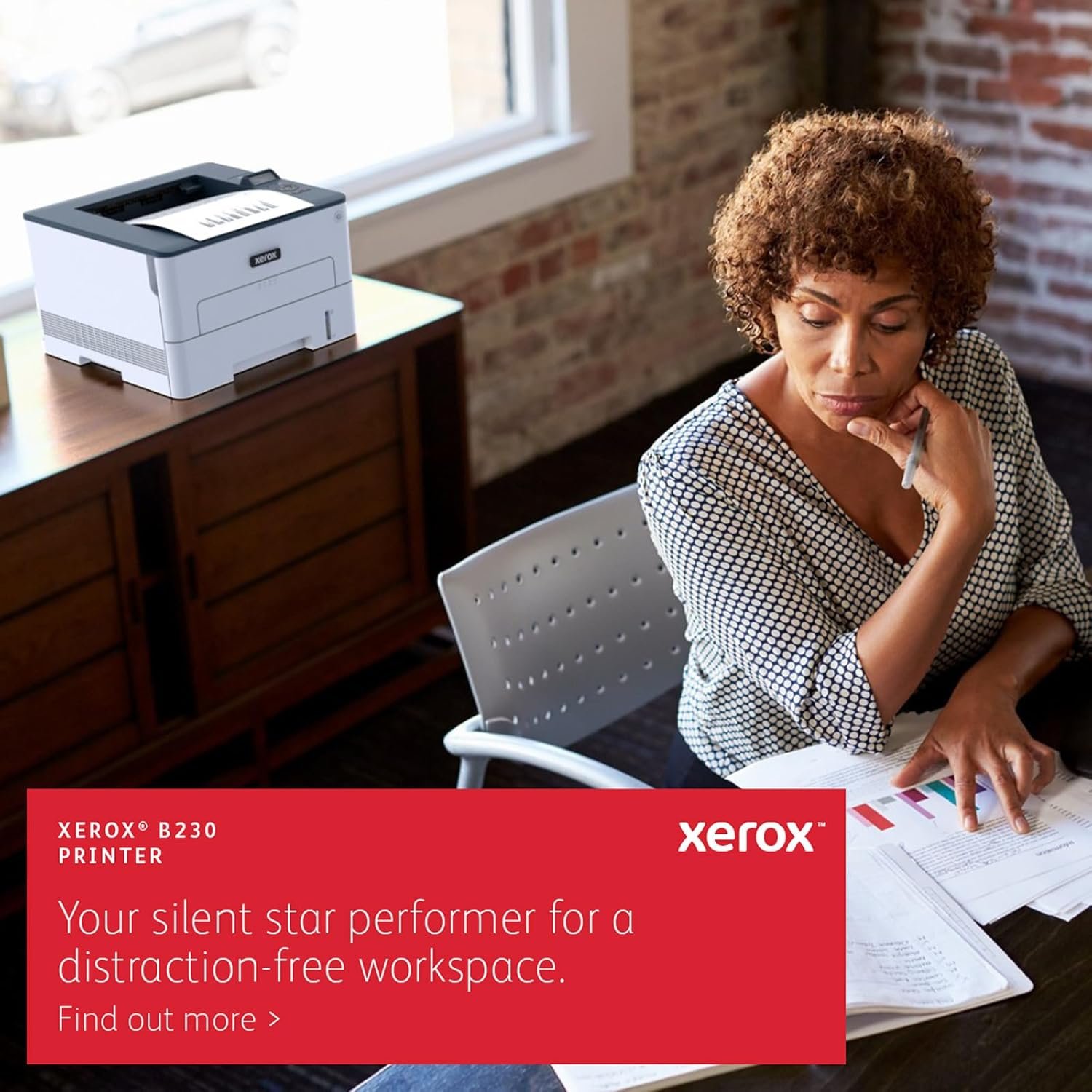 Xerox B230/DNI Printer - 36 ppm Black and White Laser, Wireless - Image 5