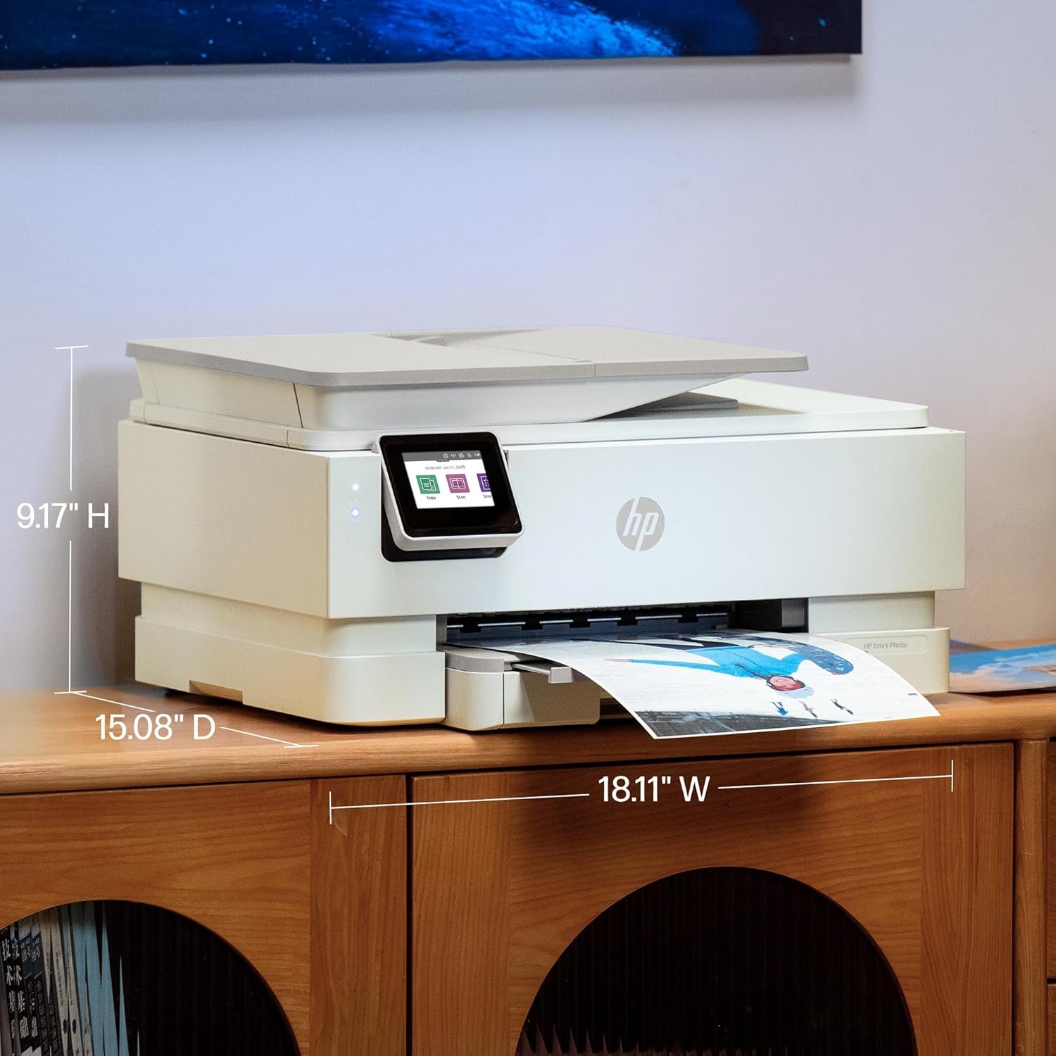 HP Envy Photo 7975 Wireless Color Inkjet Photo Printer, Print, scan, Copy, Easy Setup, Mobile Printing, Best-for-Home, 3 Month Instant Ink Trial Included, AI-Enabled (B63K3A) - Image 7
