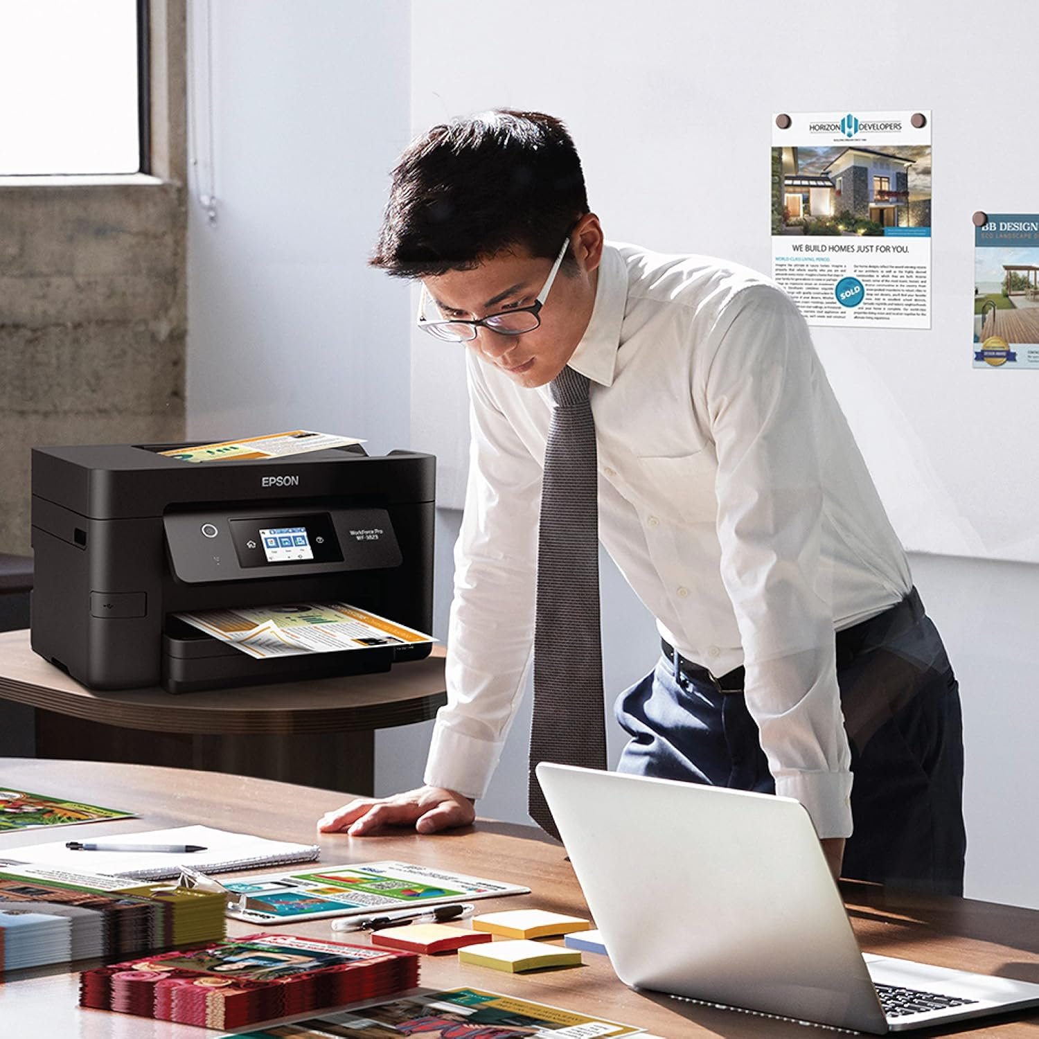 Epson Workforce Pro WF-3823 Wireless All-in-One Printer with Auto 2-Sided Printing, 35-Page ADF, 250-Sheet Paper Tray and 2.7" Color Touchscreen, Black - Image 6
